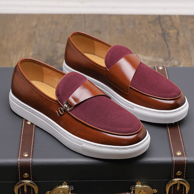 Zapatillas casual de piel para hombre - Jonas
