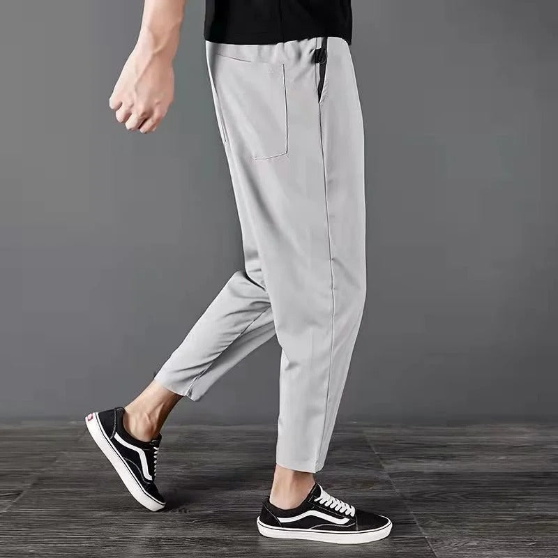 Pantalón cropped para hombre de tejido ligero estilo relajado - Mateo