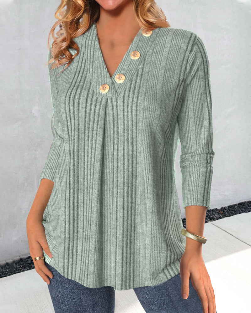 Fanny - Elegante blusa verde