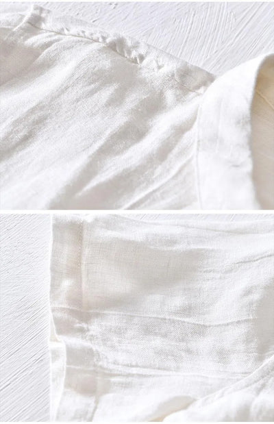 Camiseta polo hombre lino transpirable estilo casual - Julián
