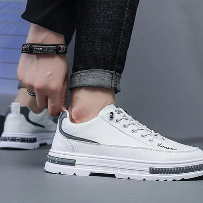 Zapatillas deportivas hombre piel sintética suela elevada - Bruno