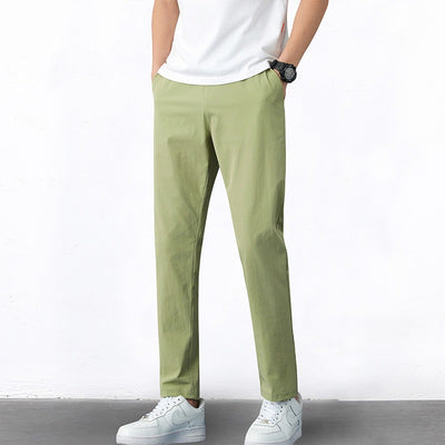 Pantalón hombre tejido elástico ajuste slim - Elías
