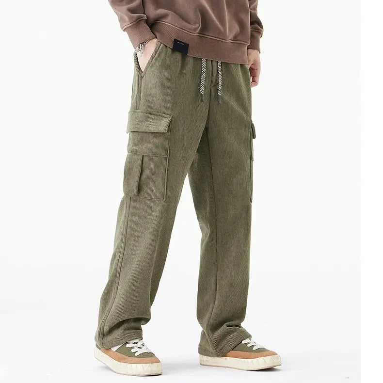 Pantalon de pana para hombre con forro polar - Auren