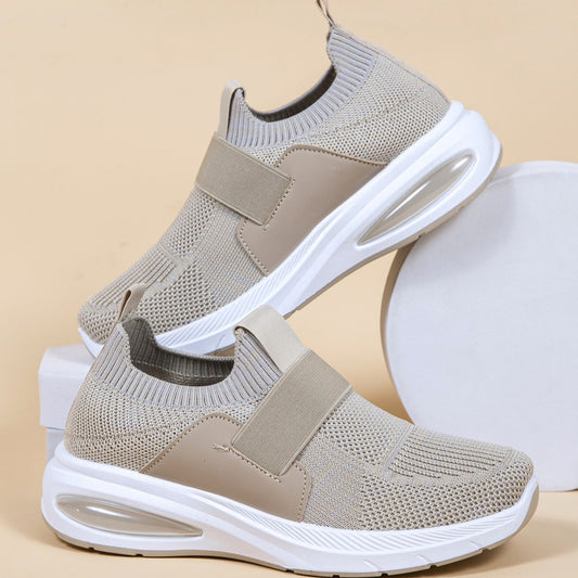 Zapatillas deportivas para mujer tejido transpirable estilo slip-on - Noelia
