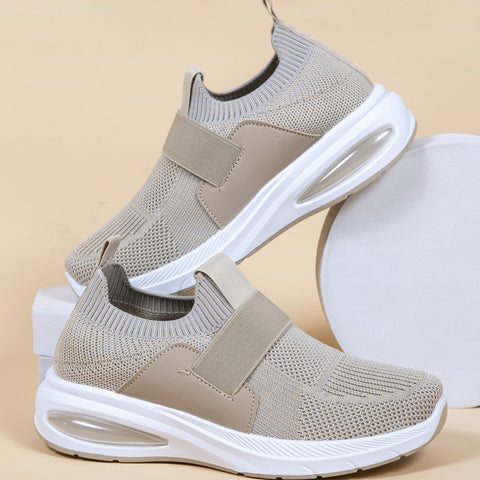 Zapatillas deportivas para mujer tejido transpirable estilo slip-on - Noelia