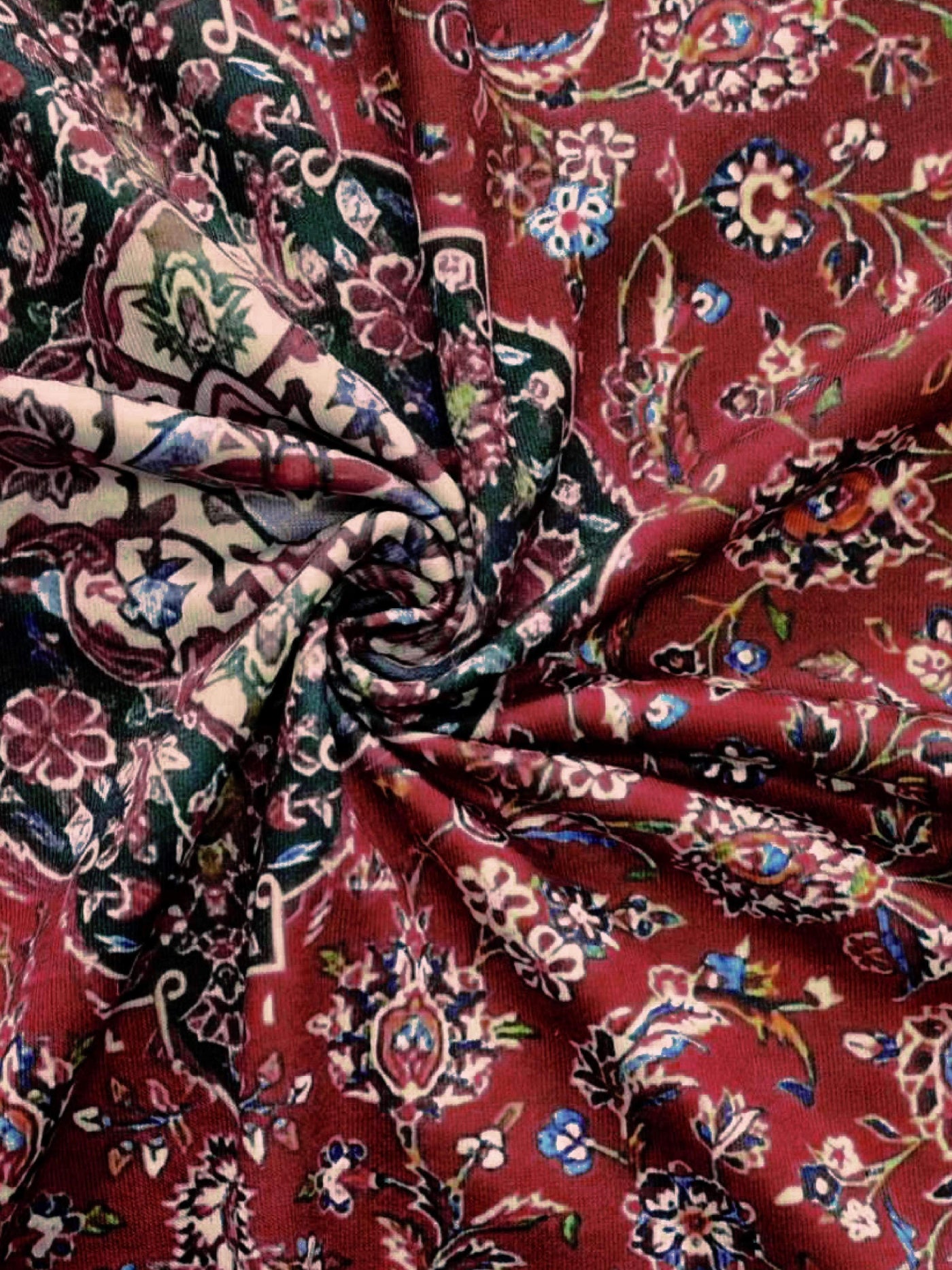 Loisa - Camiseta casual con cuello en pico y estampado floral