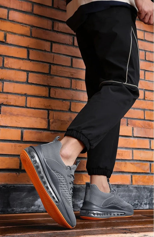 Zapatillas deportivas para hombre tejido transpirable suela con cámara de aire - Elías