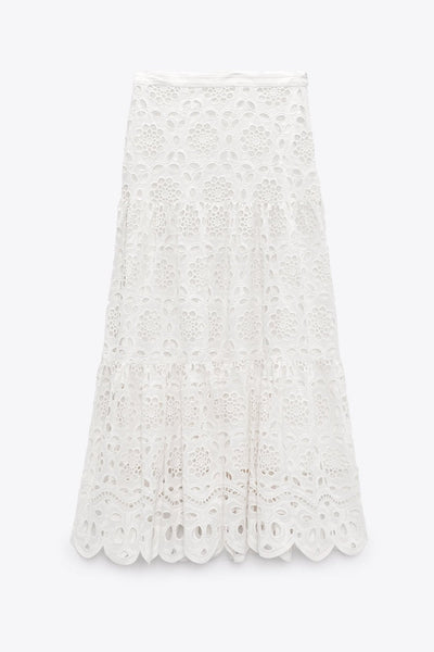 Conjunto de encaje bordado Elza