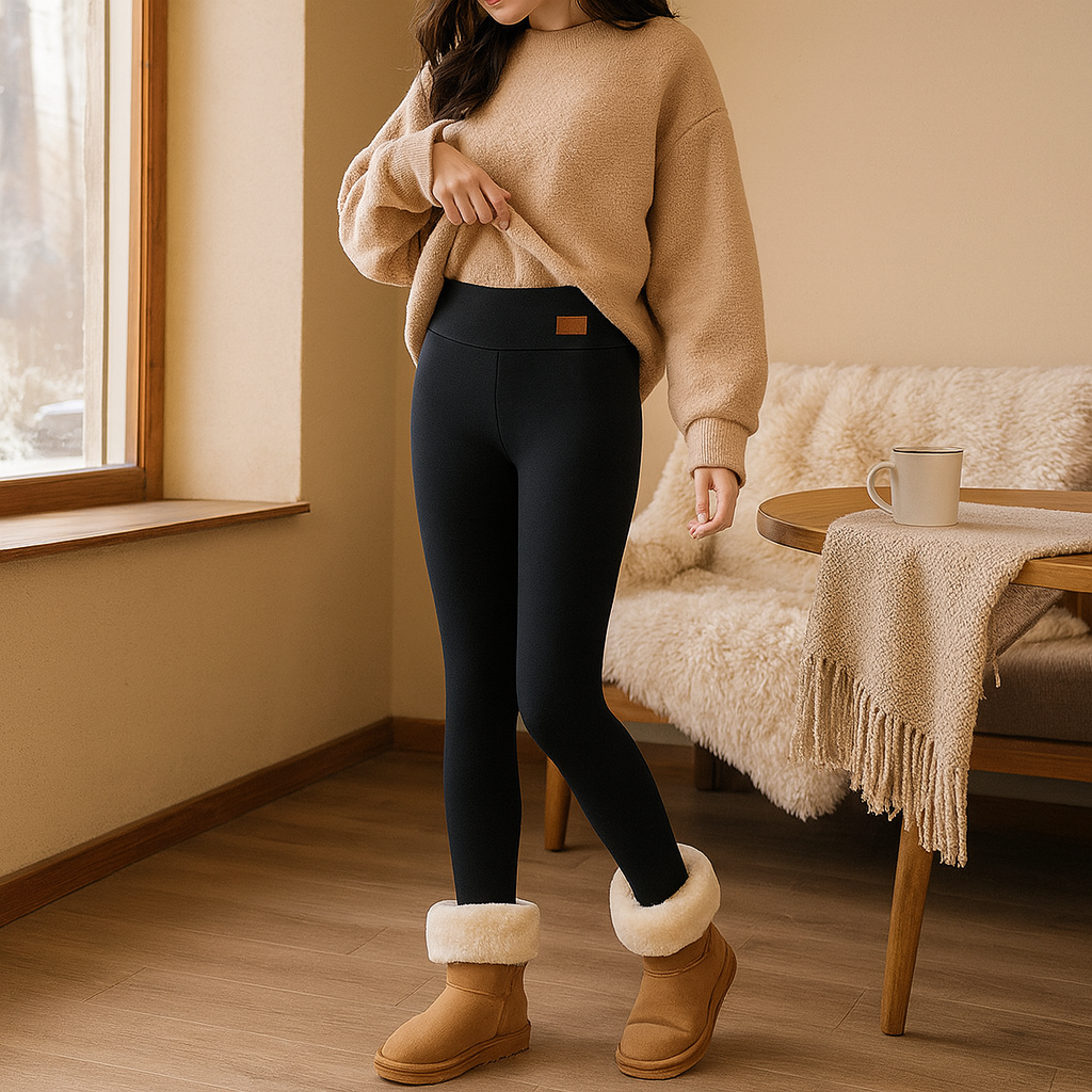 Leggings para mujer térmicos de tiro alto - Elayne