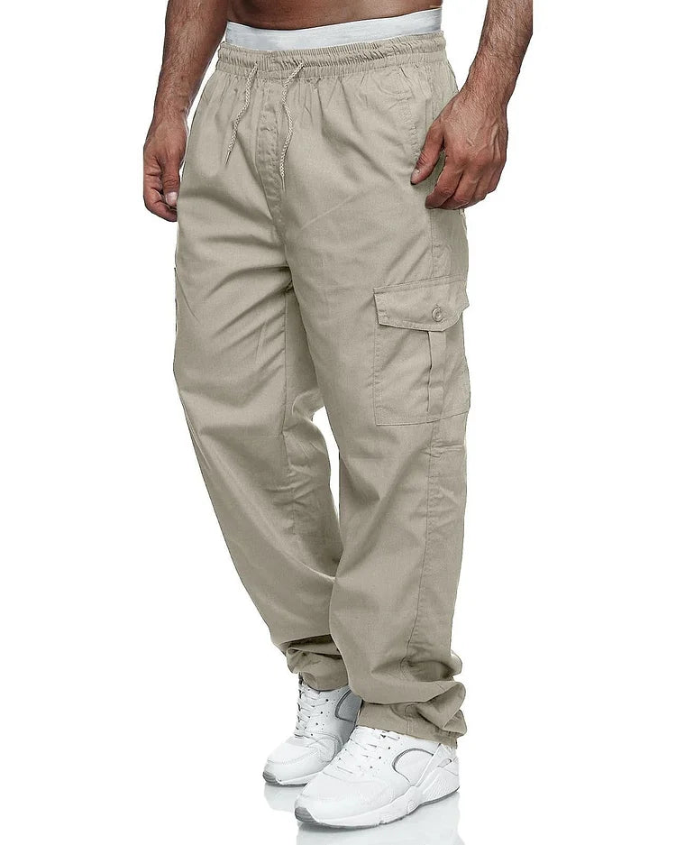 Alexander - Pantalones cargo de hombre, corte relajado