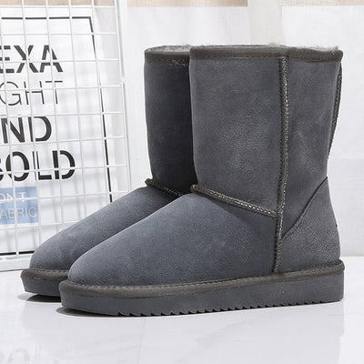 Botas de invierno para mujer en ante con forro interior calido - Thalia