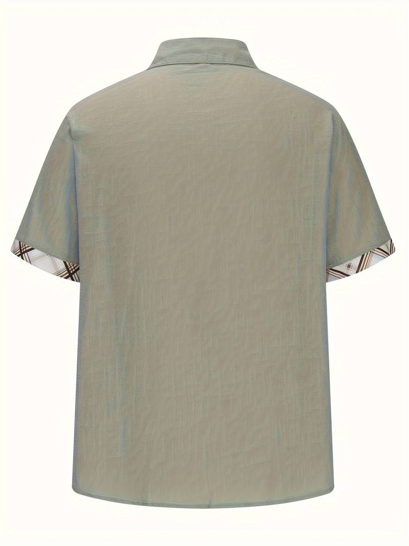 Michael - Elegante camisa tradicional con estampado gráfico a cuadros