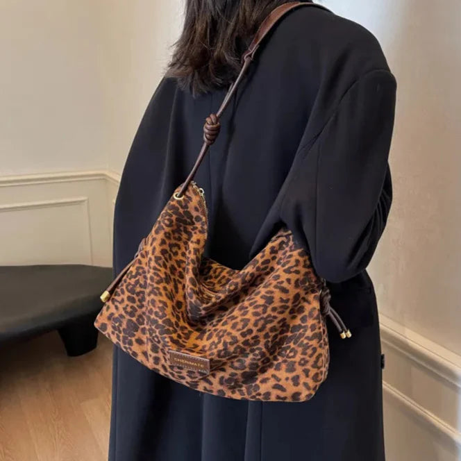 Bolso bandolera de mujer con estampado leopardo - Adria
