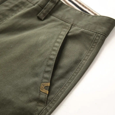 Pantalón cargo para hombre de algodón resistente estilo recto - Bruno