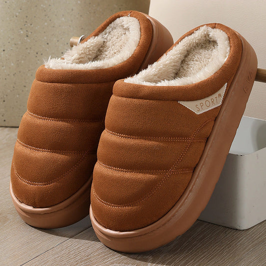 Unisex zapatillas de invierno de felpa antideslizante caliente - Nadir