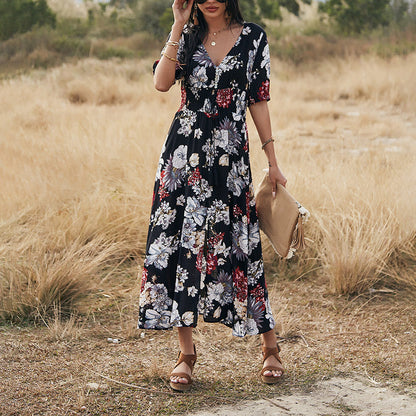 Andara - Vestido de playa con estampado floral