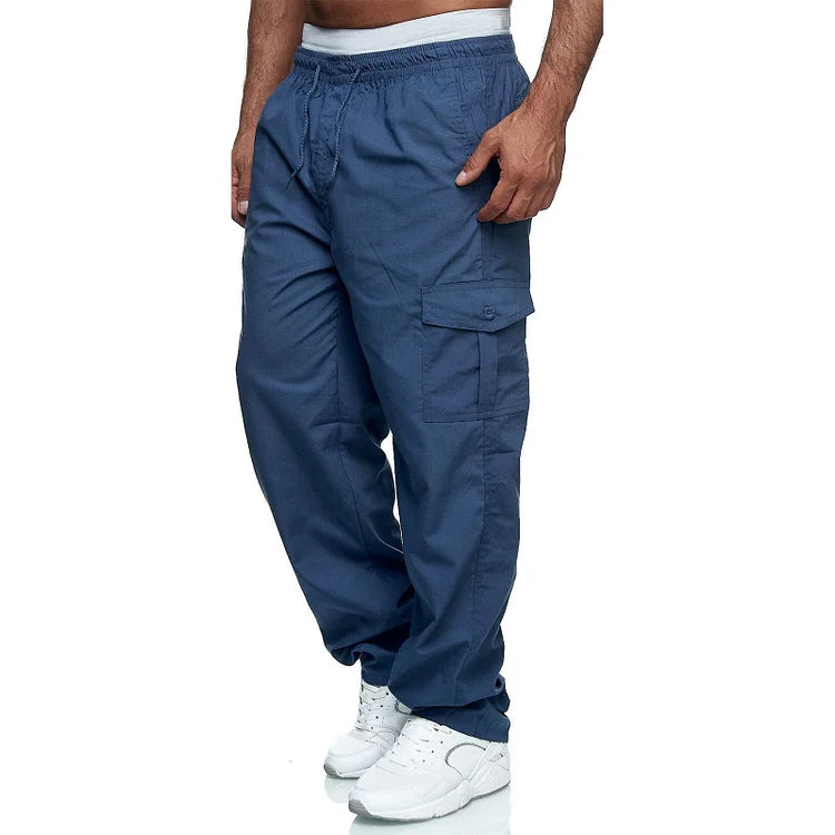 Alexander - Pantalones cargo de hombre, corte relajado