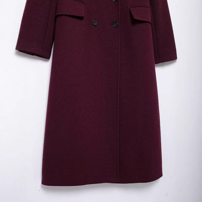 Abrigo de temporada con doble botonadura para mujer - Eline