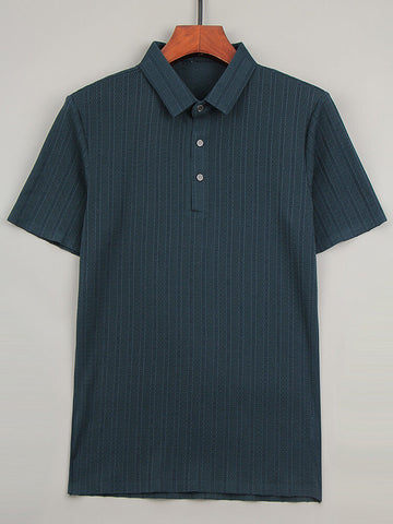 Polo de seda premium para hombre