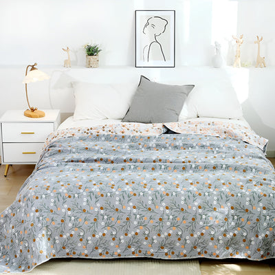 Colcha de algodón reversible