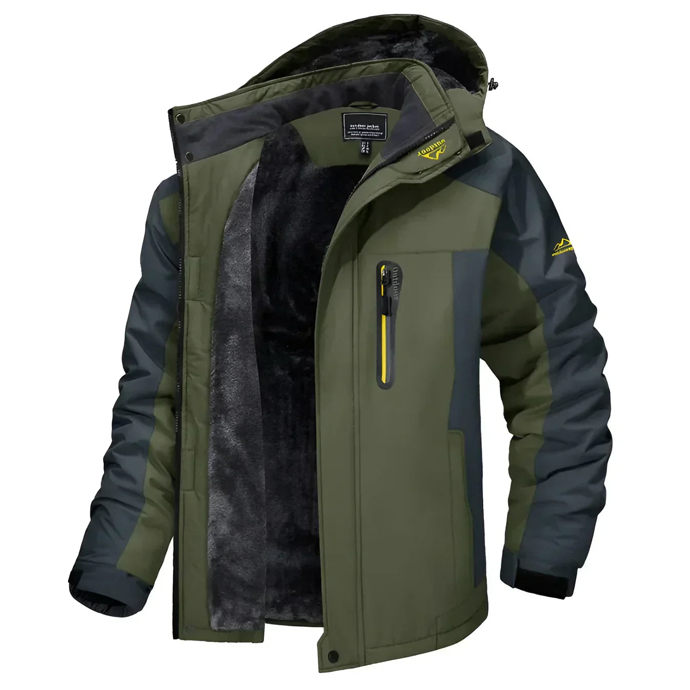 Chaqueta hombre impermeable forrada con capucha - Cavalieri