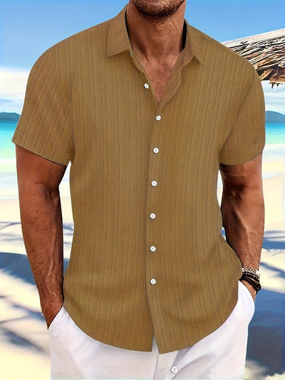 Nico - Camisa ligera de verano para hombre - Aireada y elegante para los días cálidos