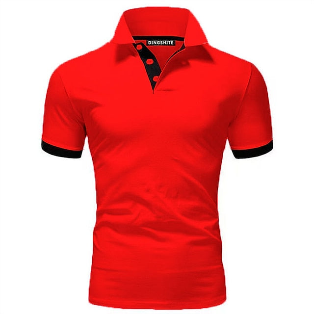 Lukas - Polo de golf ligero para hombre, deportivo y cómodo