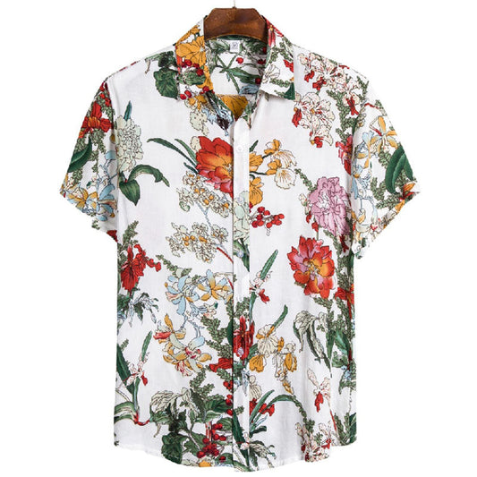 Camisa informal de vacaciones para hombre con un diseño único