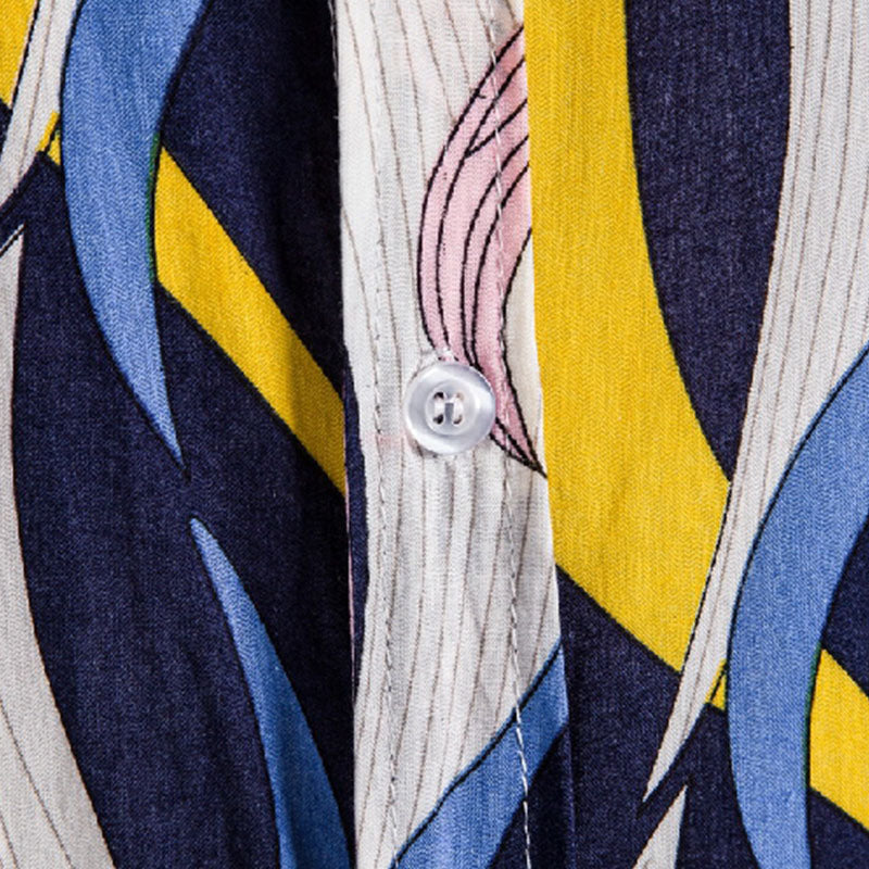 Cómoda camisa de vacaciones para hombre con diseño bohemio
