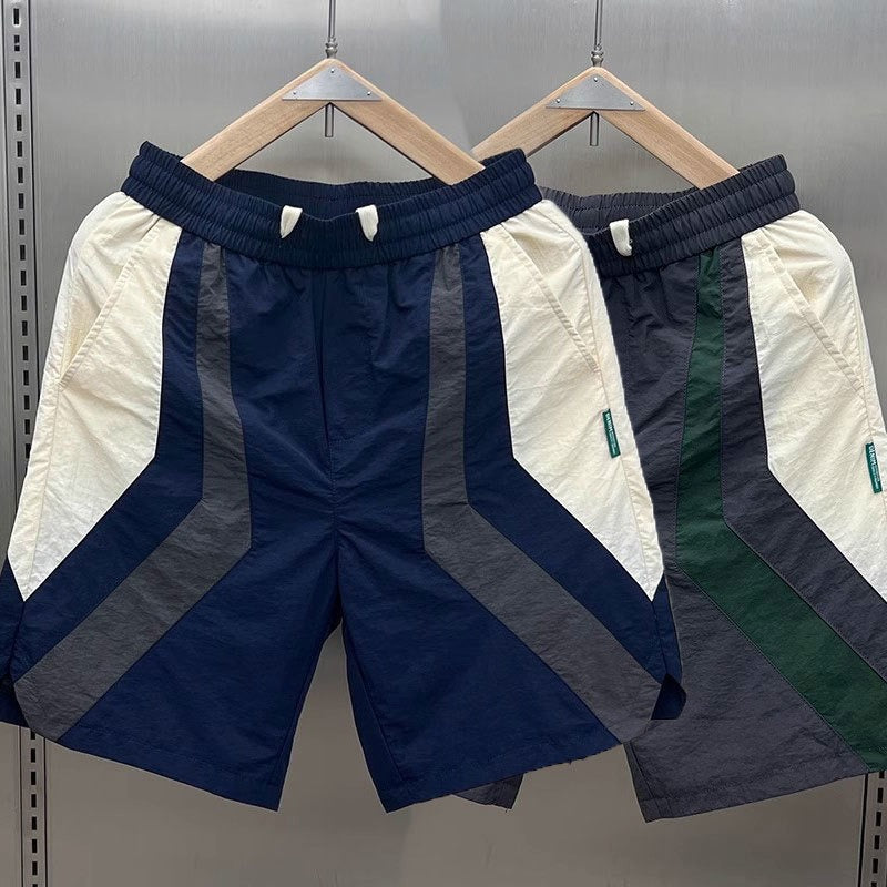 Pantalones cortos para hombre diseño a contraste estilo deportivo - Diego