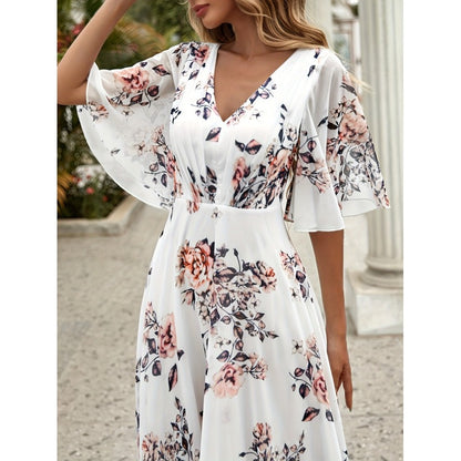 Vestido largo floral mujer - Sorelia