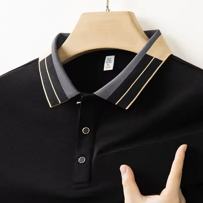 Camiseta polo para hombre tejido técnico transpirable estilo casual - Mateo
