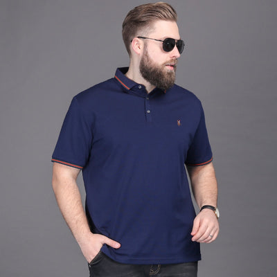 Polo hombre algodón piqué clásico cuello contraste - Henrik