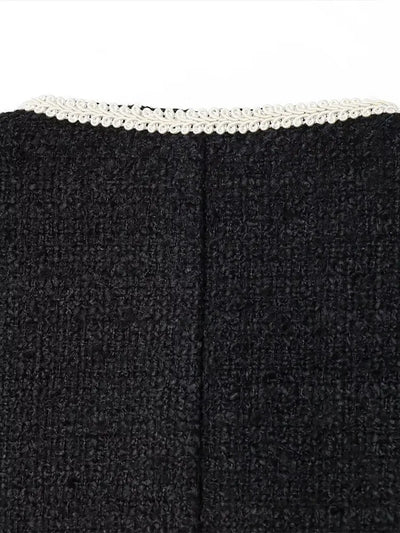 Chaqueta corta de mujer con botones decorativos -  Alida