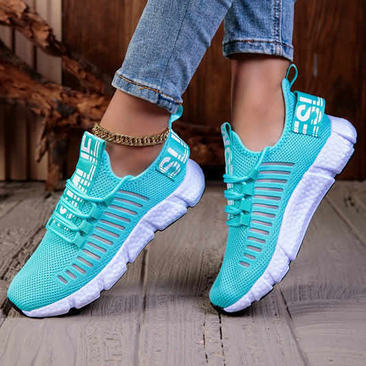 Zapatillas deportivas para mujer tejido transpirable suela ergonómica - Marisol