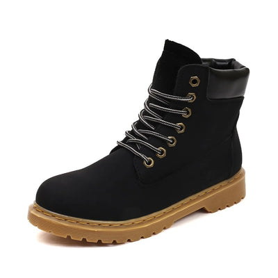 Botas mujer gamuza y suela gruesa - Alisse