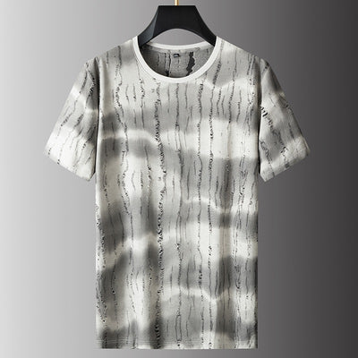 Camiseta estampada efecto desgastado para hombre - Gaspard
