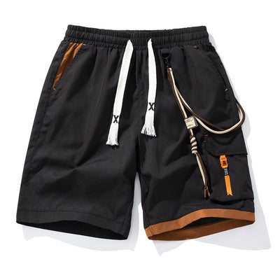 Pantalones cortos para hombre estilo deportivo con bolsillo lateral decorativo - Victor