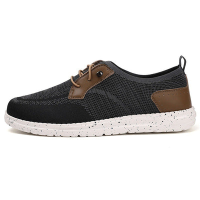 Zapatillas deportivas para hombre tejido transpirable con detalles sintéticos - Henrik