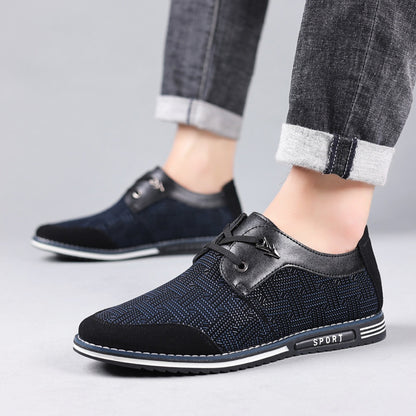 Zapatos casuales hombre tejido texturizado estilo urbano - Noud