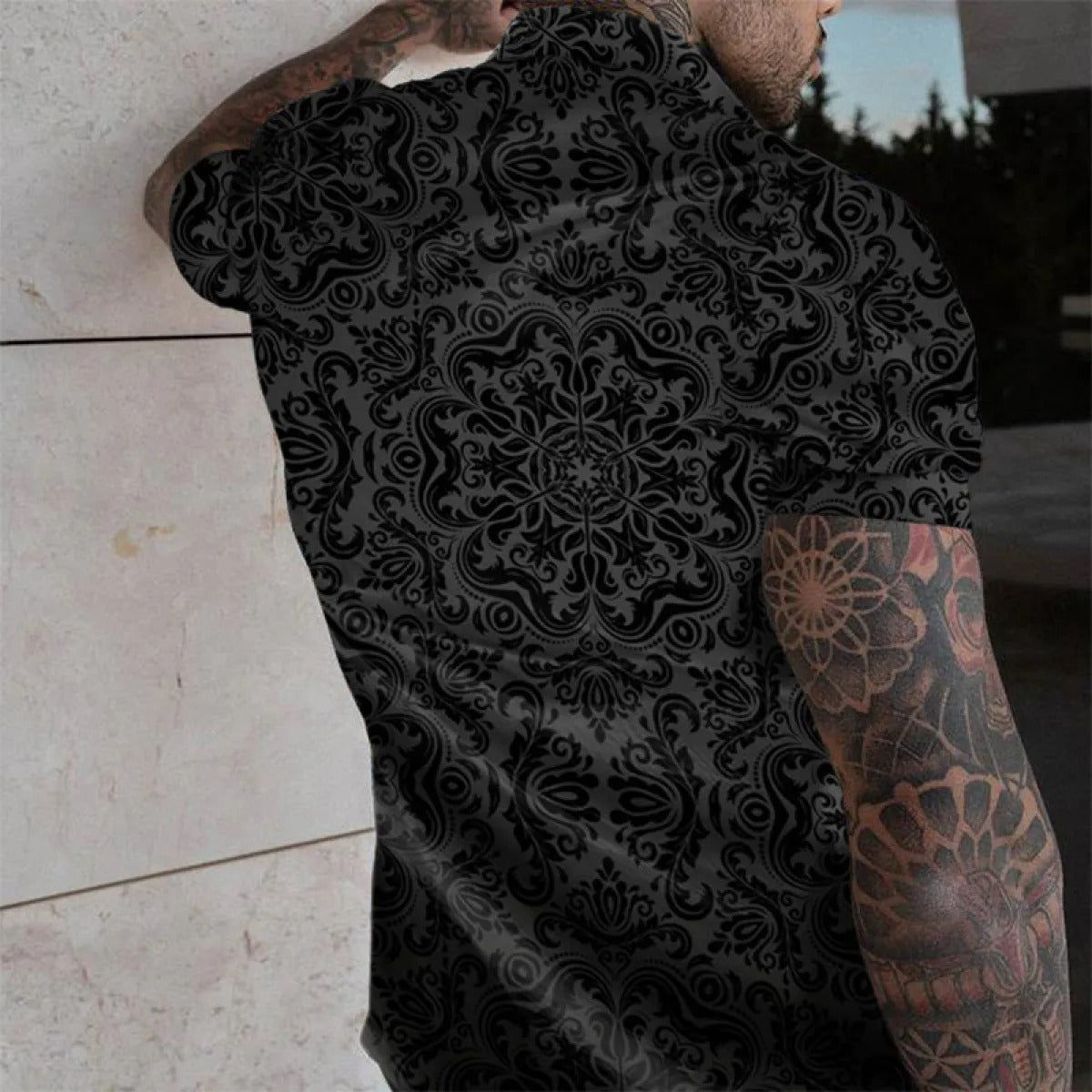 Conjunto verano para hombre estampado floral estilo relajado - Bruno