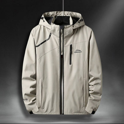 Chaqueta impermeable hombre con capucha estilo outdoor - Florian