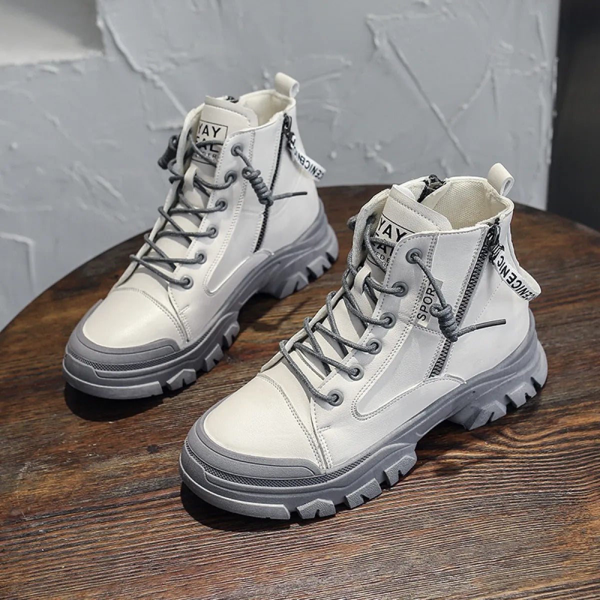 Botas urbanas con cremallera lateral - Elian