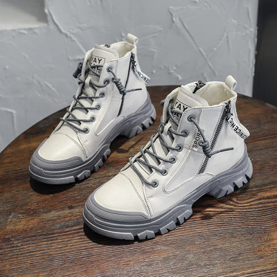 Botas urbanas con cremallera lateral - Elian