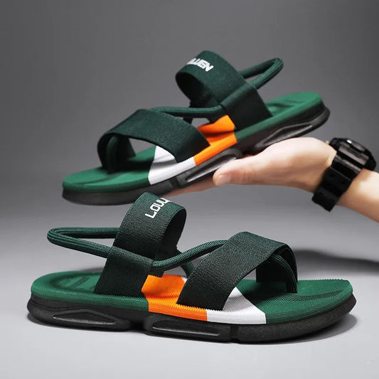 Sandalias ortopédicas hombre multicolor suela ergonómica ligera - Marcel