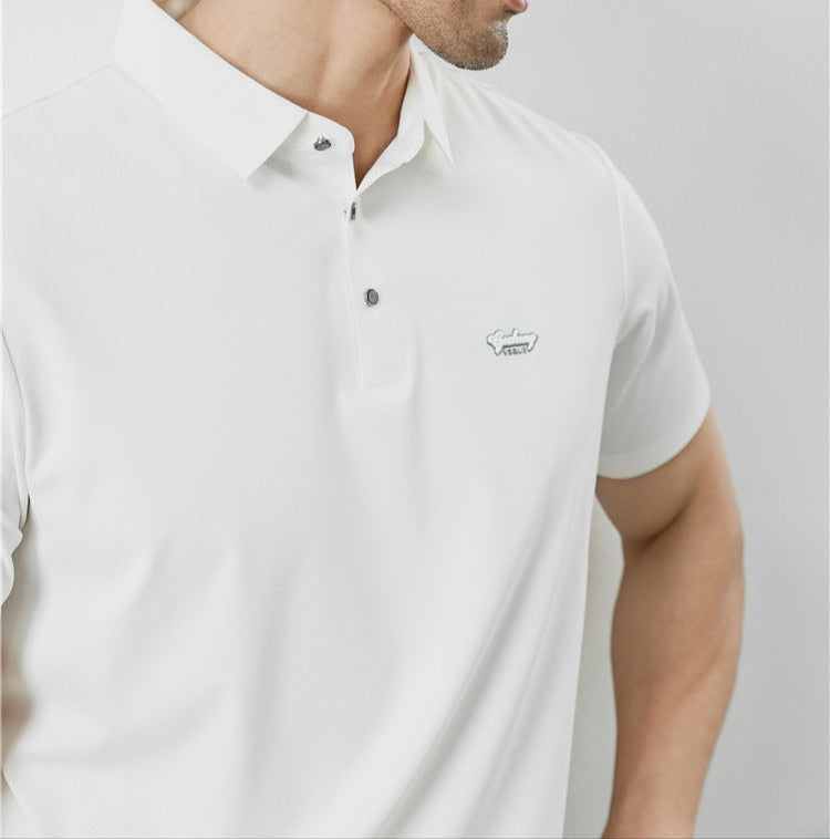 Polo para hombre de algodón piqué corte clásico - Kenji