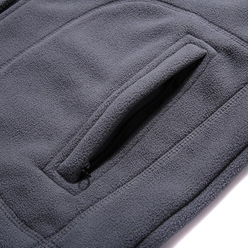 Chaleco polar hombre sin mangas con forro térmico y cremallera - Daryl