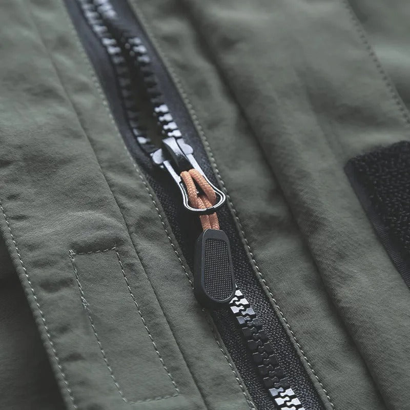 Chaqueta casual hombre impermeable con bolsillos funcionales - Bahamut