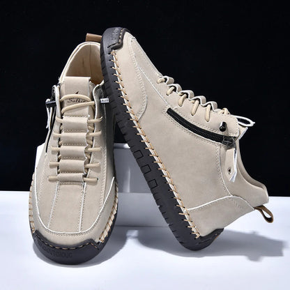 Zapatillas hombre piel sintética cierre lateral estilo urbano - Aksel