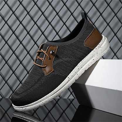 Zapatillas deportivas para hombre tejido transpirable con detalles sintéticos - Henrik